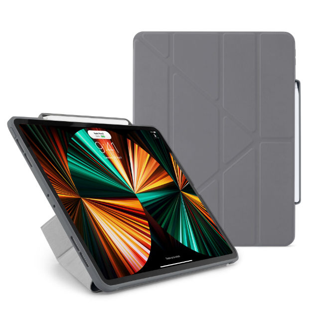 Vista frontal de la funda Origami de Pipetto para iPad Pro 12,9" de 2021